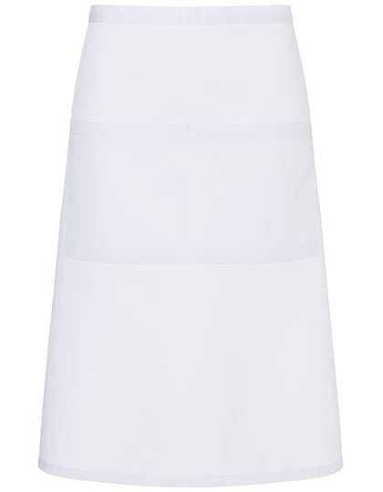 Karlowsky Bistroschürze Basic mit Tasche – White