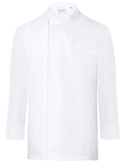 Karlowsky Langarm Überwurf-Kochhemd Basic – White
