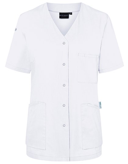 Karlowsky Kurzarm Damenkasack Essential – White