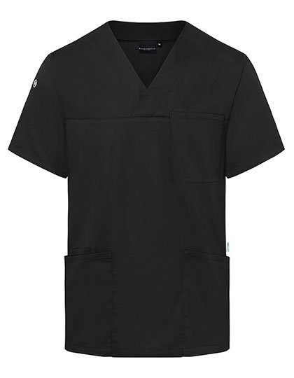 Karlowsky Herren-Schlupfkasack Essential – Black (ca. Pantone 419C)