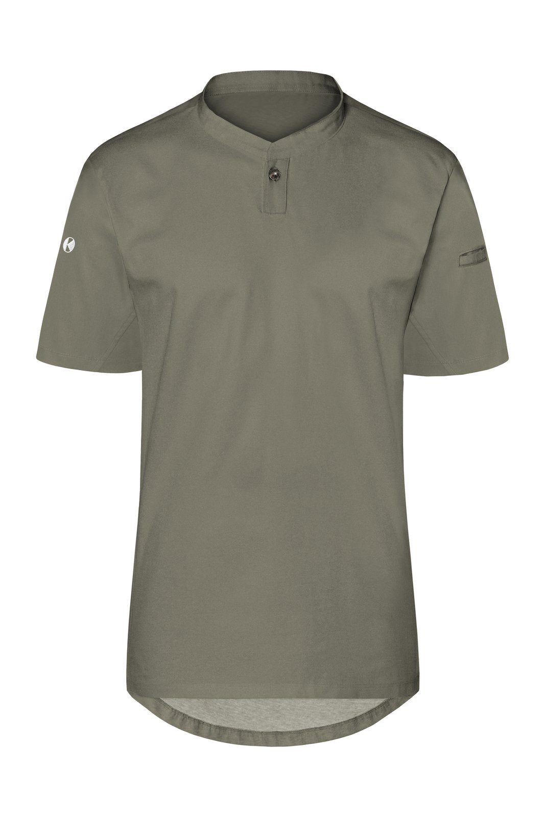 Karlowsky Kurzarm Damen-Arbeitsshirt Performance – Sage (ca. Pantone 416C)