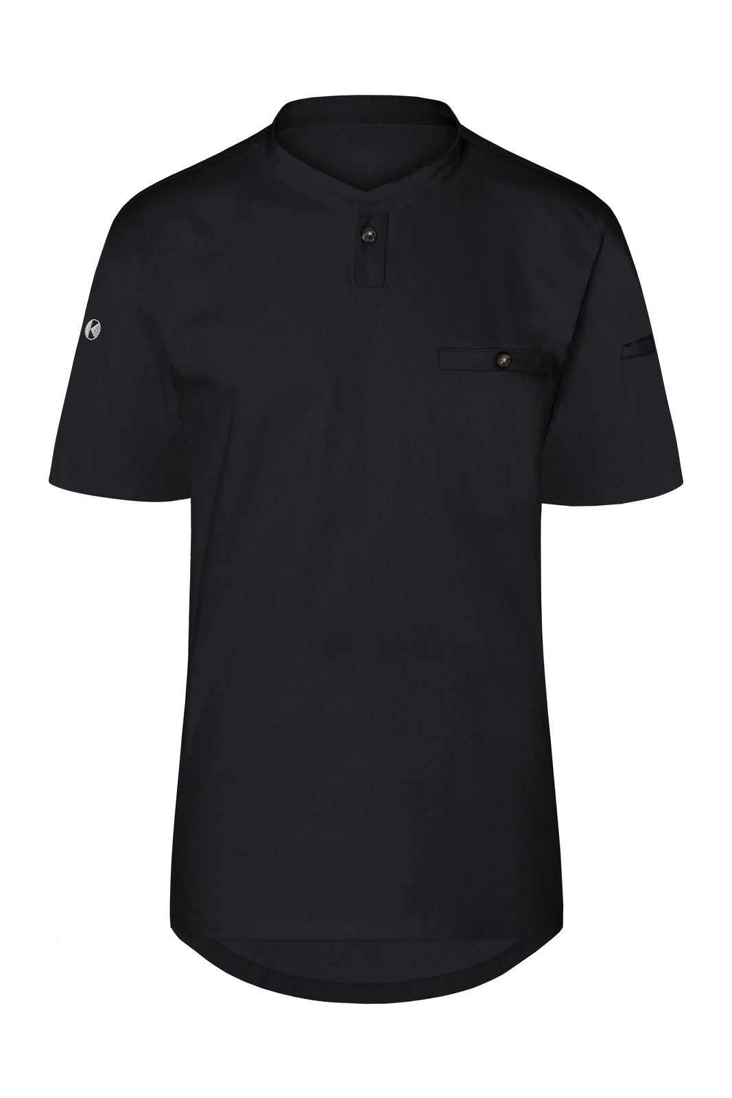 Karlowsky Kurzarm Herren-Arbeitsshirt Performance – Black (ca. Pantone 419C)