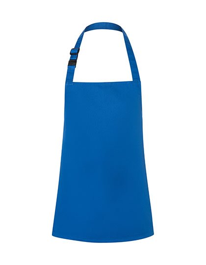 Karlowsky Kinderlatzschürze Basic mit Schnalle – Blue (ca. Pantone 7686C)