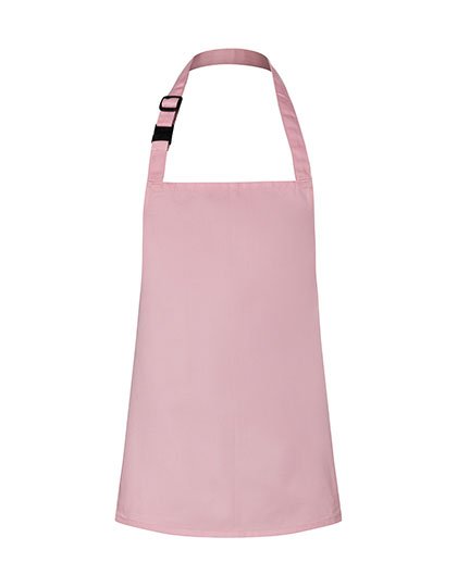 Karlowsky Kinderlatzschürze Basic mit Schnalle – Rose (ca. Pantone 4065C)
