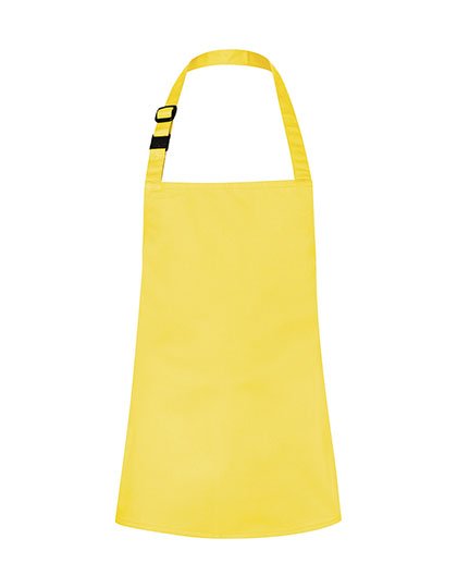 Karlowsky Kinderlatzschürze Basic mit Schnalle – Sun Yellow (ca. Pantone 127C)