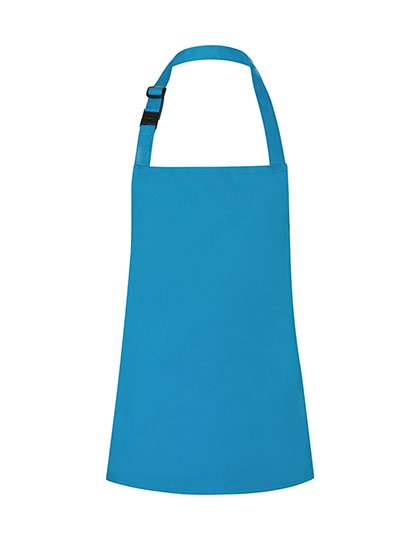 Karlowsky Kinderlatzschürze Basic mit Schnalle – Turquoise (ca. Pantone 639C)