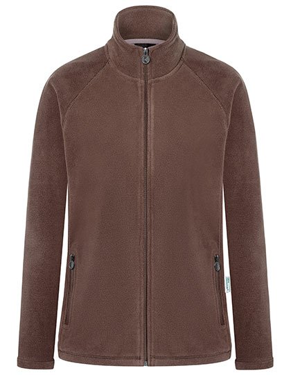Karlowsky Damen Workwear Fleecejacke Warm-Up – Light Brown (ca. Pantone 438C)
