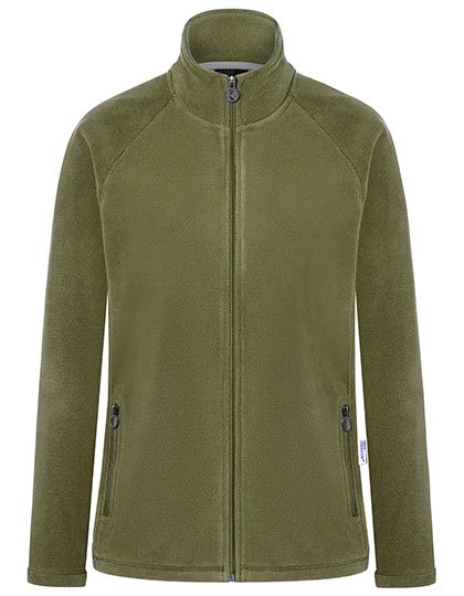 Karlowsky Damen Workwear Fleecejacke Warm-Up – Moss Green (ca. Pantone 7764C)
