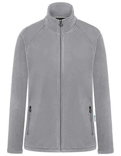 Karlowsky Damen Workwear Fleecejacke Warm-Up – Platinum Grey (ca. Pantone 4283C)