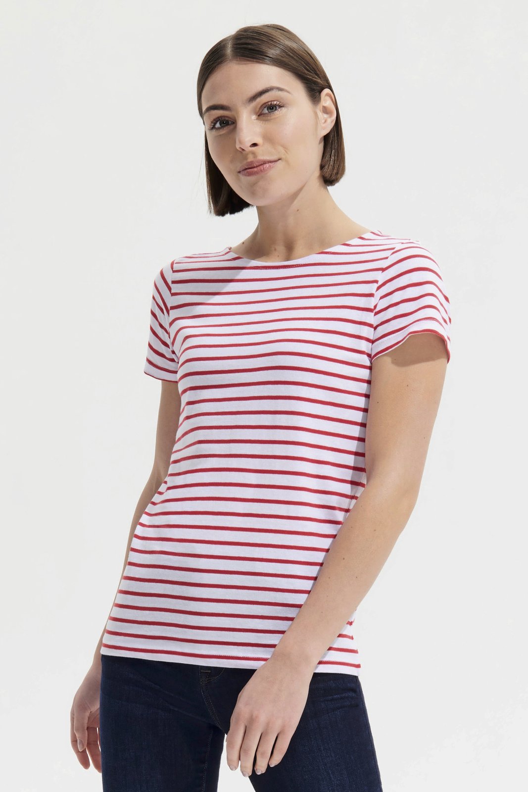 SOL´S Women's Round Neck Striped T-Shirt Miles