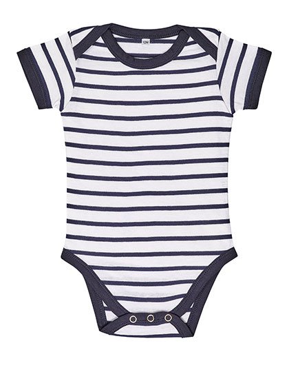 SOL´S Baby Striped Bodysuit Miles – White / Navy
