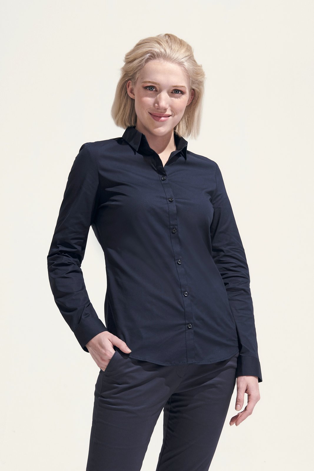 SOL´S Women's Long Sleeve Stretch Shirt Blake