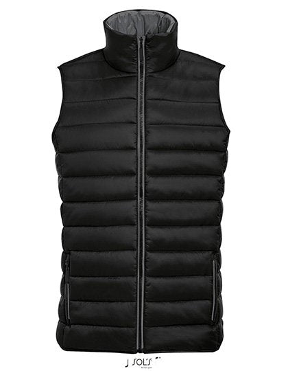 SOL´S Men's Lightweight Bodywarmer Wave – Black