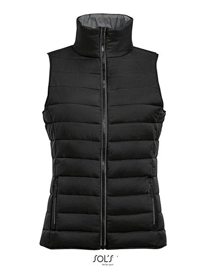 SOL´S Women's Lightweight Bodywarmer Wave – Black