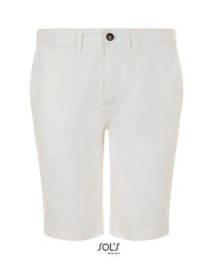 SOL´S Men's Jasper Bermuda Short – White
