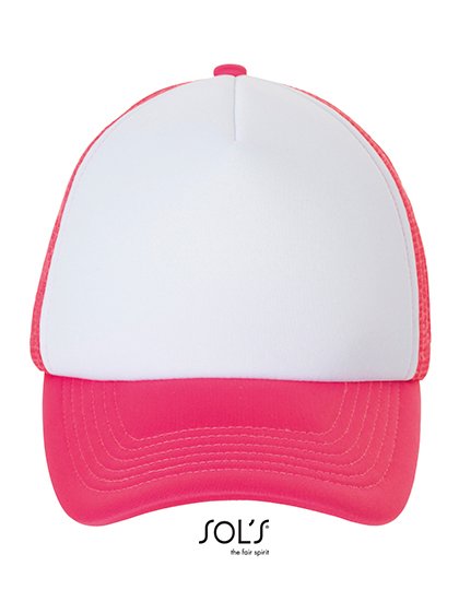 SOL´S Bubble Cap – White / Neon Coral