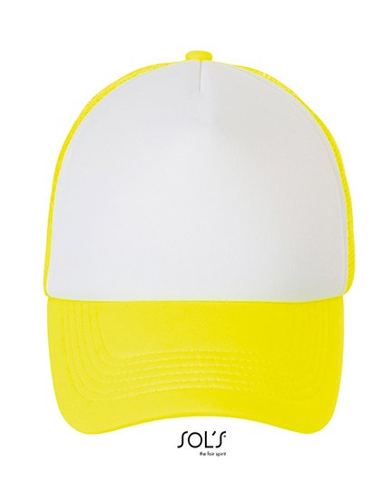 SOL´S Bubble Cap – White / Neon Yellow