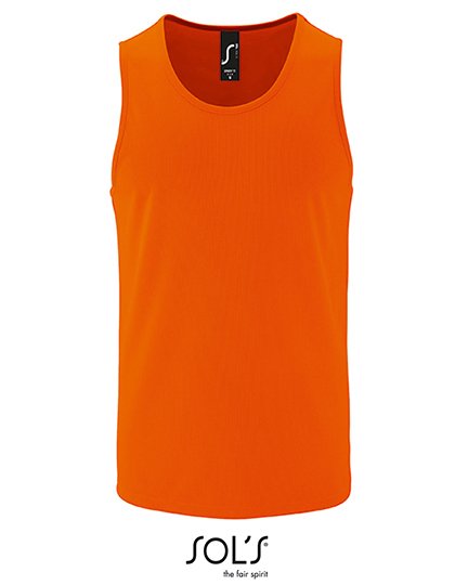 SOL´S Men's Sports Tank Top Sporty – Neon Orange