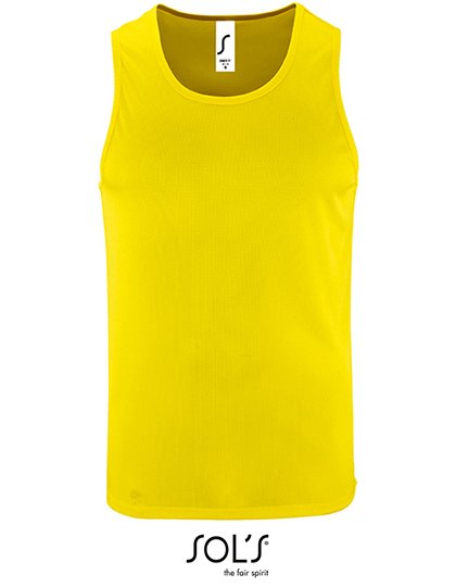 SOL´S Men's Sports Tank Top Sporty – Neon Yellow