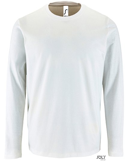 SOL´S Men's Long Sleeve T-Shirt Imperial – White