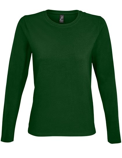 SOL´S Women's Long Sleeve T-Shirt Imperial – Bottle Green