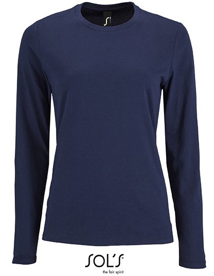 SOL´S Women's Long Sleeve T-Shirt Imperial – French Navy