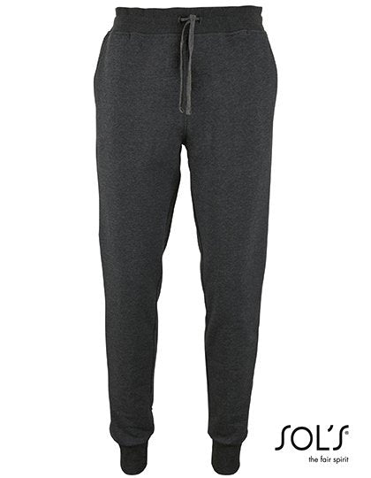 SOL´S Men's Slim Fit Jogging Pants Jake – Charcoal Melange