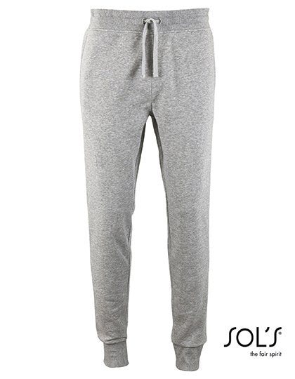SOL´S Men's Slim Fit Jogging Pants Jake – Grey Melange