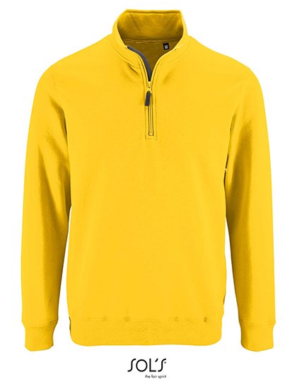 SOL´S Men's Zip High Collar Sweatshirt Stan – Gold
