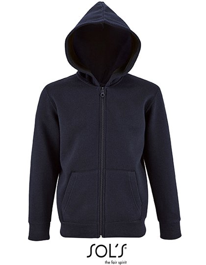 SOL´S Kids' Zip Hoodie Stone – French Navy