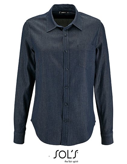 SOL´S Women's Denim Shirt Barry – Denim Brut