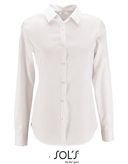 SOL´S Women's Herringbone Shirt Brody – White