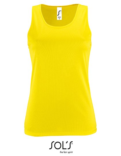 SOL´S Women's Sports Tank Top Sporty – Neon Yellow