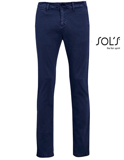 SOL´S Men's Chino Trousers Jules - Length 35 – French Navy