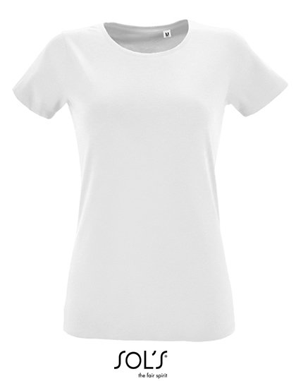 SOL´S Women's Round Neck Fitted T-Shirt Regent – White