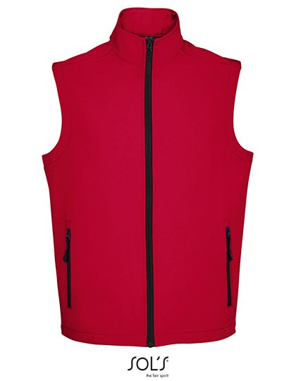 SOL´S Men's Race Bodywarmer Softshell – Pepper Red