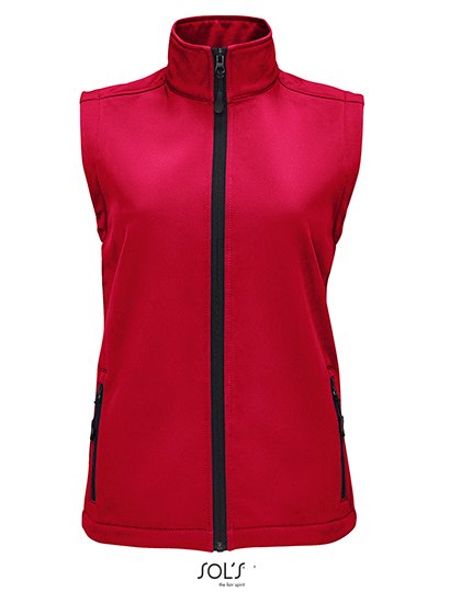 SOL´S Women's Race Bodywarmer Softshell – Pepper Red