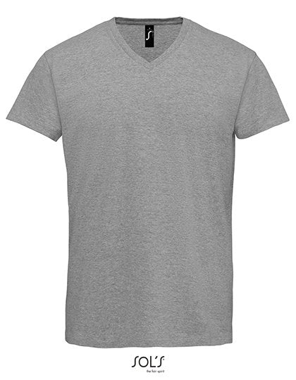 SOL´S Men's Imperial V-Neck T-Shirt – Grey Melange