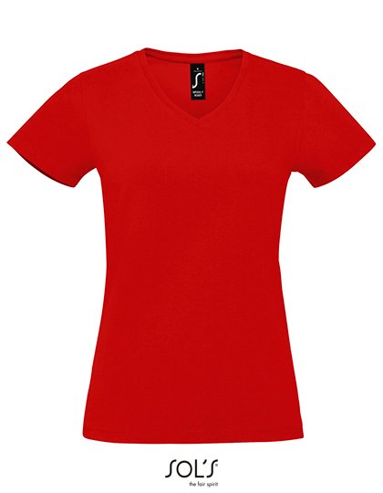 SOL´S Women's Imperial V-Neck T-Shirt – Red