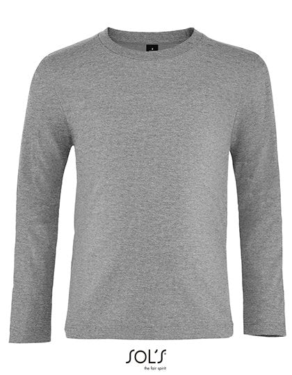 SOL´S Kids' Imperial Long Sleeve T-Shirt – Grey Melange
