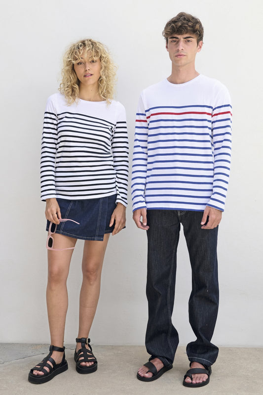 SOL´S Women's Long Sleeve Striped T-Shirt Matelot
