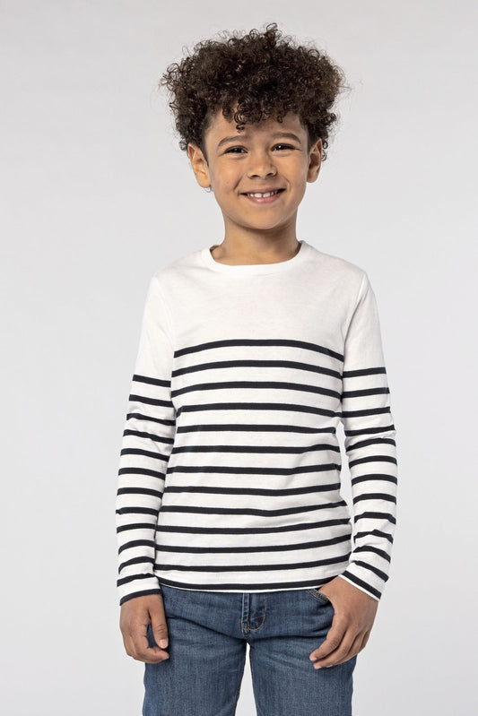 SOL´S Kids' Long Sleeve Striped T-Shirt Matelot