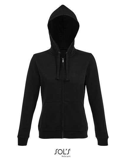 SOL´S Women's Zip Hoodie Spike – Black