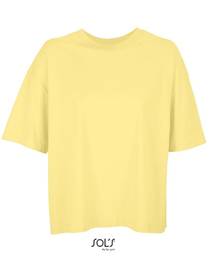 SOL´S Women's Boxy Oversized T-Shirt – Light Yellow
