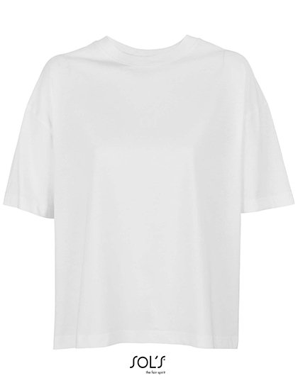 SOL´S Women's Boxy Oversized T-Shirt – White