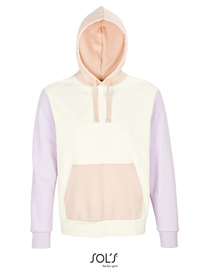 SOL´S Unisex Collins Hooded Sweatshirt – Off White / Creamy Pink