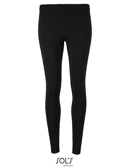SOL´S Women's Jill Legging – Deep Black