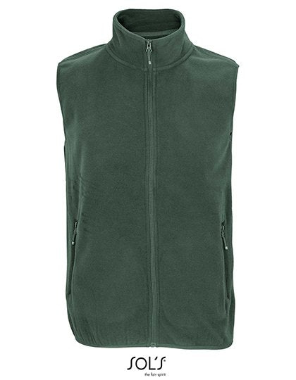 SOL´S Unisex Factor Zipped Fleece Bodywarmer – Forest Green
