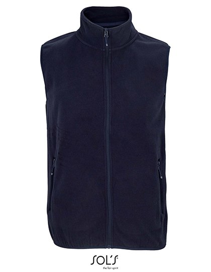 SOL´S Unisex Factor Zipped Fleece Bodywarmer – Navy