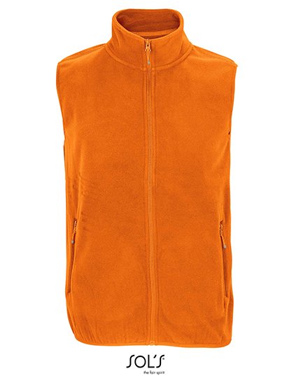 SOL´S Unisex Factor Zipped Fleece Bodywarmer – Orange